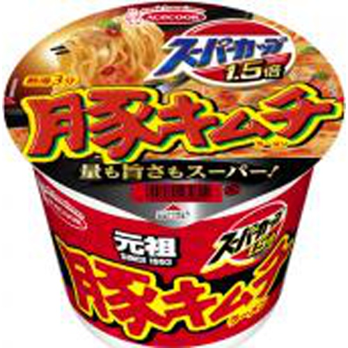 エース スーパーカップ豚キムチラーメン 【今月の特売 麺類】 △ 【購入入数１２個】