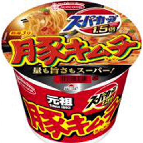 エース スーパーカップ豚キムチラーメン 【今月の特売 麺類】 □お取り寄せ品 【購入入数１２個】