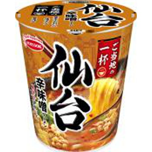 エース ご当地の一杯 仙台辛味噌ラーメン 【今月の特売 麺類】 △ 【購入入数１２個】