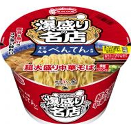 エース 爆盛りの名店べんてん監修超大盛り中華そば 【新商品 6/9 発売】 □お取り寄せ品 【購入入数１２個】