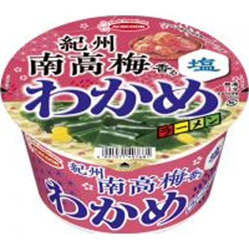 エース わかめラーメン紀州南高梅香る塩 【新商品 7/28 発売】 【今月の特売 麺類】 □お取り寄せ品 【購入入数１２個】