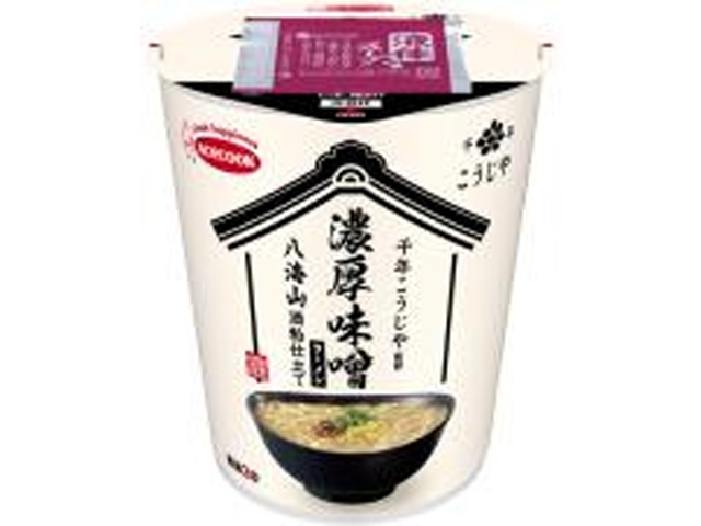 エース こうじや八海山酒粕仕立て濃厚味噌ラーメン 【新商品 10/13 発売】 【今月の特売 麺類】 □お取り寄せ品 【購入入数１２個】