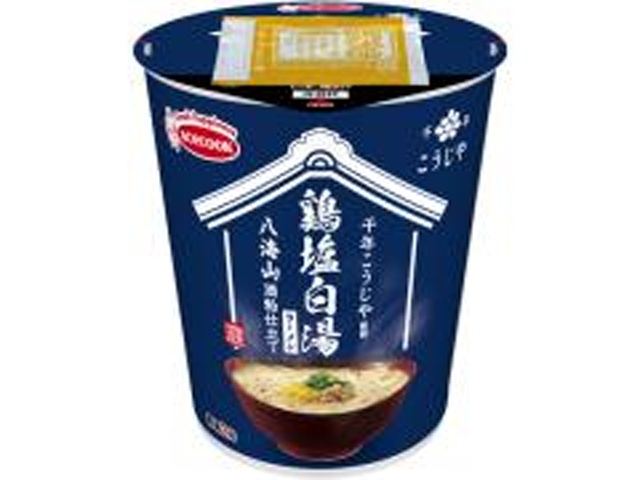 エース こうじや八海山酒粕仕立て鶏塩白湯ラーメン 【新商品 10/13 発売】 【今月の特売 麺類】 □お取り寄せ品 【購入入数１２個】