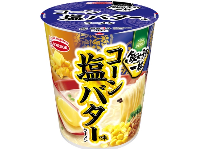 エース 飲み干す一杯 コーン塩バター味ラーメン 【新商品 11/24 発売】 【今月の特売 麺類】 □お取り寄せ品 【購入入数１２個】