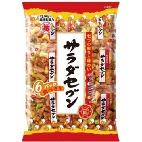 越後製菓 サラダセブン６Ｐ １３５ｇ  【購入入数１２個】