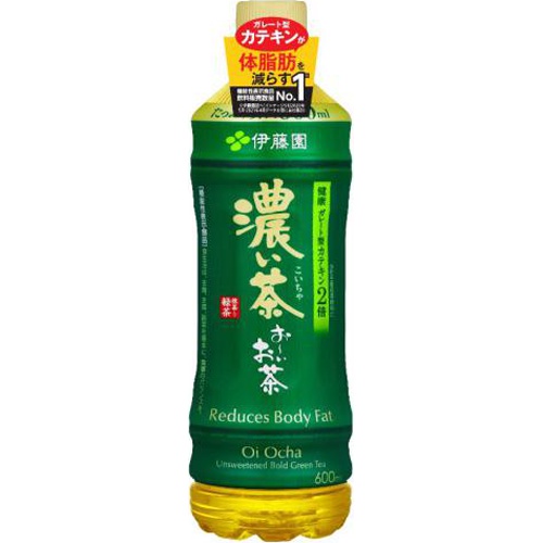 伊藤園 お～いお茶濃い茶 手売用Ｐ６００ｍｌ 【今月の特売 飲料水】 △ 【購入入数２４個】