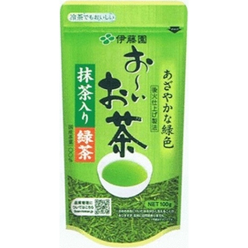 伊藤園 お～いお茶抹茶入り緑茶１００ｇ △ 【購入入数１０個】