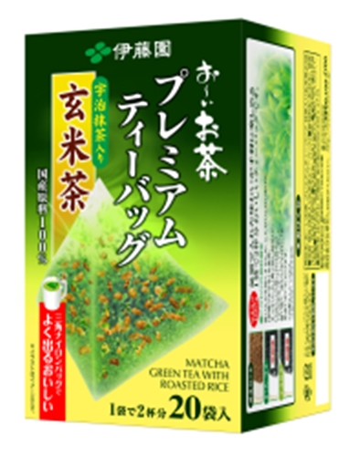 伊藤園 お～いお茶プレミアムＴＢ抹茶玄米茶２０袋 □お取り寄せ品 【購入入数８個】