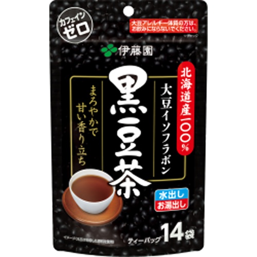 伊藤園 北海道産１００％黒豆茶ティーバッグ１４袋 □お取り寄せ品 【購入入数１０個】