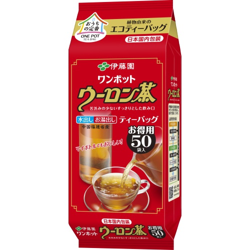 伊藤園 ワンポットエコティーバッグウーロン茶５０袋 □お取り寄せ品 【購入入数１０個】