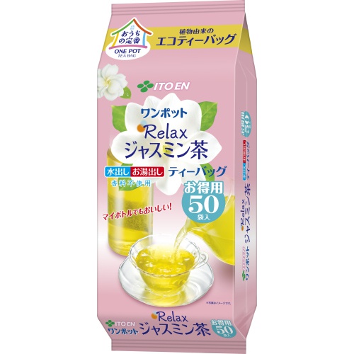 伊藤園 ワンポットエコＴＢ ジャスミン茶５０袋 【今月の特売 嗜好飲料】 □お取り寄せ品 【購入入数１０個】