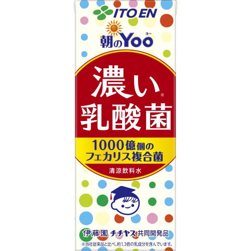 伊藤園 朝のＹｏｏ 濃い乳酸菌紙２００ｍｌ □お取り寄せ品 【購入入数２４個】