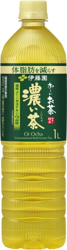 伊藤園 お～いお茶濃い茶 １Ｌスリム 【今月の特売 飲料水】 □お取り寄せ品 【購入入数１２個】