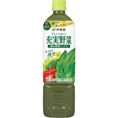 伊藤園 充実野菜 緑の野菜ミックスＰ７４０ｇ 【今月の特売 飲料水】 □お取り寄せ品 【購入入数１５個】