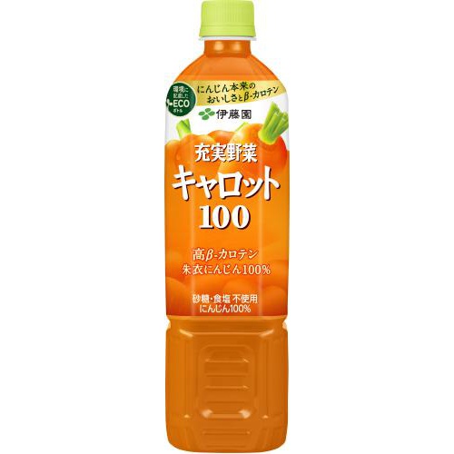 伊藤園 充実野菜キャロット１００Ｐ７４０ｇ □お取り寄せ品 【購入入数１５個】