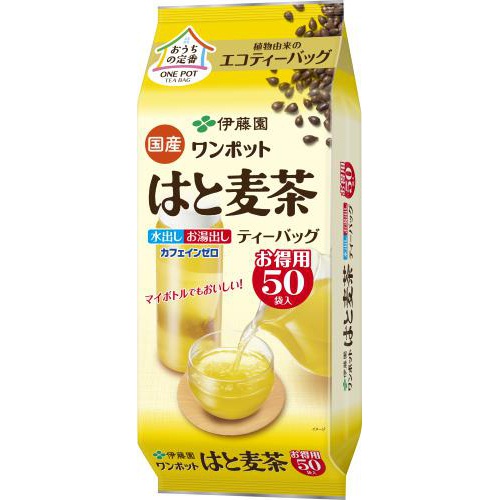 伊藤園 ワンポット国産はと麦茶ＴＢ５０袋 □お取り寄せ品 【購入入数１０個】