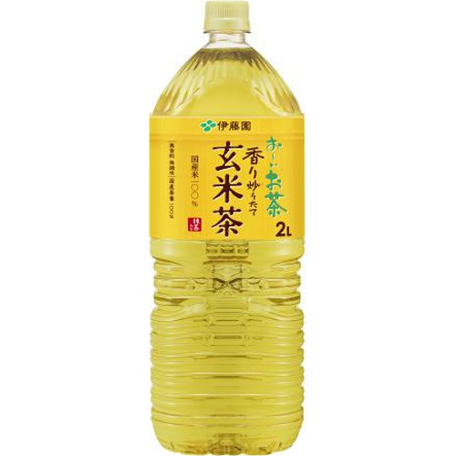 伊藤園 お～いお茶玄米茶 ２Ｌ 【今月の特売 飲料水】 □お取り寄せ品 【購入入数６個】