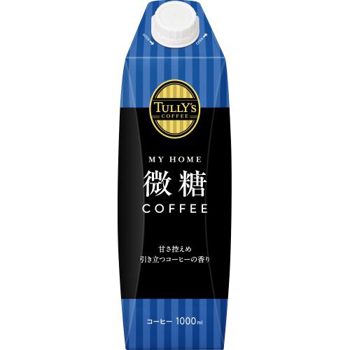 タリーズ 微糖 屋根型キャップ付き１Ｌ □お取り寄せ品 【購入入数６個】