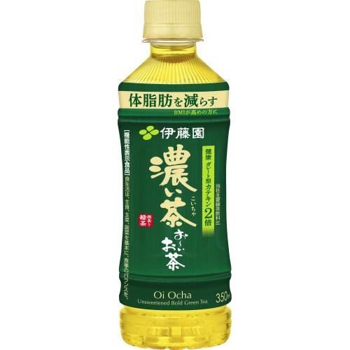 伊藤園 お～いお茶 濃い茶Ｐ３５０ｍｌ 【今月の特売 飲料水】 □お取り寄せ品 【購入入数２４個】