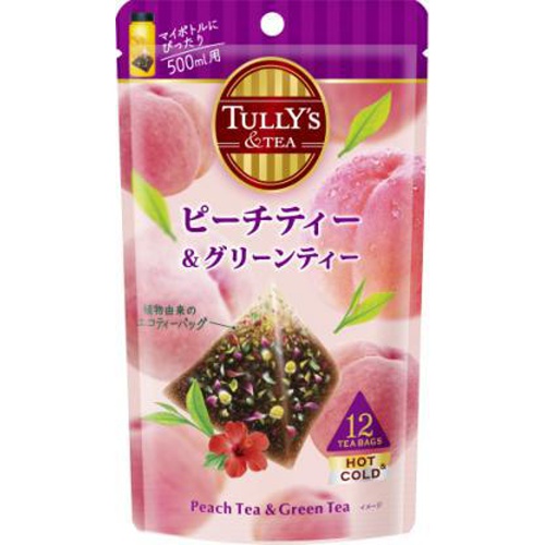 ＴＵＬＬＹ’Ｓ ＆ＴＥＡピーチティー＆グリーンティ □お取り寄せ品 【購入入数１０個】