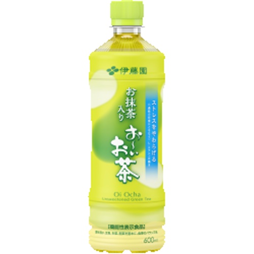 伊藤園 お抹茶入りお～いお茶 Ｐ６００ｍｌ □お取り寄せ品 【購入入数２４個】