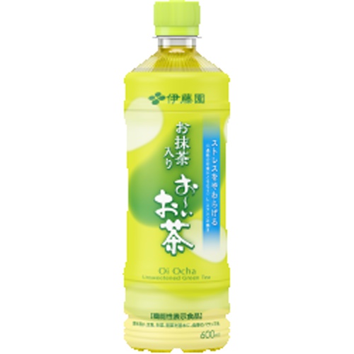 伊藤園 お抹茶入りお～いお茶 Ｐ６００ｍｌ 【今月の特売 飲料水】 □お取り寄せ品 【購入入数２４個】