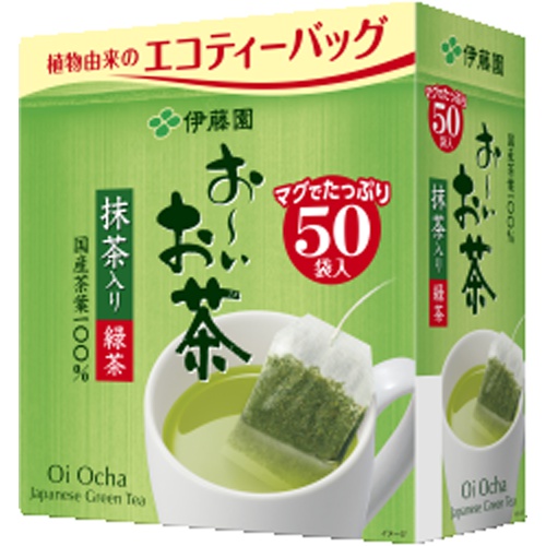 伊藤園 お～いお茶エコティーバッグ緑茶５０袋 △ 【購入入数５個】