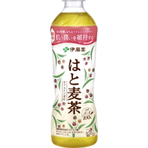 伊藤園 機能性表示食品 はと麦茶Ｐ５００ｍｌ △ 【購入入数２４個】