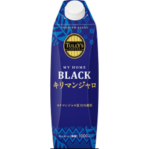 タリーズ マイホームブラックキリマンジャロ１Ｌ □お取り寄せ品 【購入入数６個】