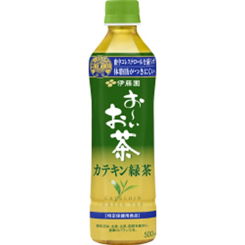 伊藤園 お～いお茶 カテキン緑茶Ｐ５００ｍｌ 【新商品 4/1 発売】 【今月の特売 飲料水】 △ 【購入入数２４個】