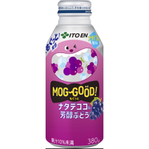 伊藤園 もぐっとナタデココ＆芳醇ぶどうＢ缶３８０ｇ □お取り寄せ品 【購入入数２４個】