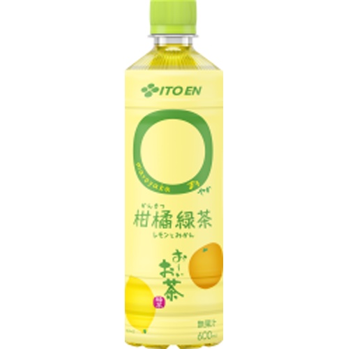 伊藤園 お～いお茶〇やか 柑橘緑茶Ｐ６００ｍｌ □お取り寄せ品 【購入入数２４個】