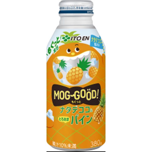 伊藤園 もぐっとナタデココ＆とろあまパイン３８０ｇ 【今月の特売 飲料水】 △ 【購入入数２４個】
