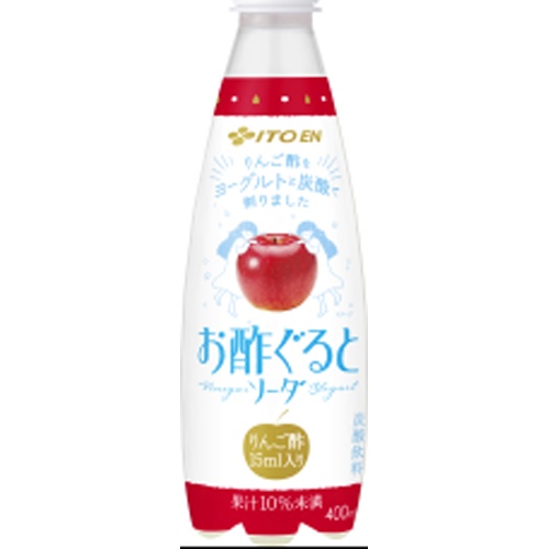 伊藤園 お酢ぐるとソーダ Ｐ４００ｍｌ 【新商品 5/19 発売】 【今月の特売 飲料水】 □お取り寄せ品 【購入入数２４個】