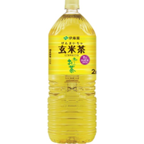 伊藤園 お～いお茶玄米茶 ２Ｌ 【今月の特売 飲料水】 □お取り寄せ品 【購入入数６個】