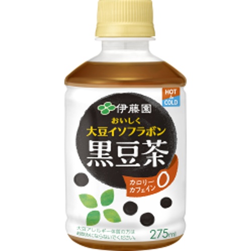 伊藤園 おいしく大豆イソフラボン黒豆茶Ｐ２７５ □お取り寄せ品 【購入入数２４個】