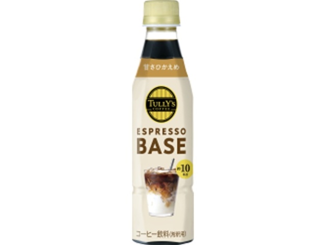 タリーズ エスプレッソベース甘さ控えめＰ３４０ｍｌ 【新商品 10/6 発売】 □お取り寄せ品 【購入入数１２個】