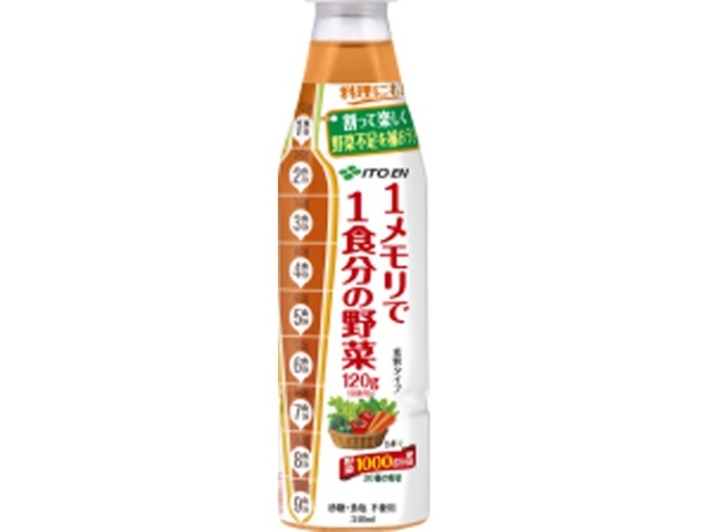 伊藤園 １メモリで１食分の野菜Ｐ３４０ｍｌ 【新商品 10/6 発売】 □お取り寄せ品 【購入入数１２個】