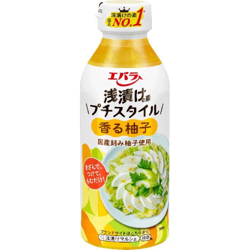 エバラ 浅漬けの素プチスタイル香る柚子 ３００ｍｌ △ 【購入入数１２個】