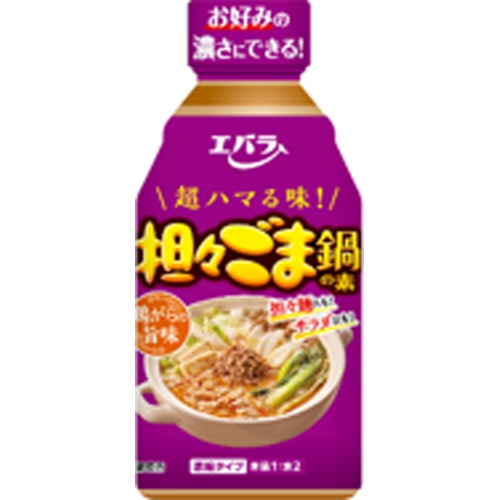 エバラ 担々ごま鍋の素 ３００ｍｌ 【今月の特売 調味料】 □お取り寄せ品 【購入入数１２個】（入荷までお時間がかかります）