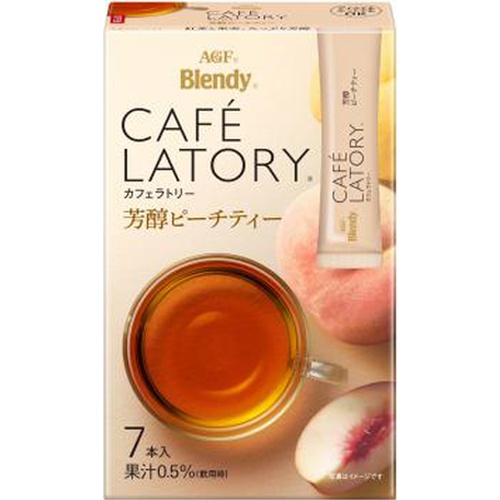 ブレンディ カフェラトリー 芳醇ピーチティー７Ｐ 【今月の特売 嗜好飲料】 □お取り寄せ品 【購入入数２４個】