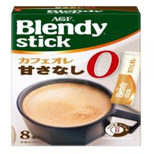 ブレンディ スティックカフェオレ甘さなし ８本 【今月の特売 嗜好飲料】 △ 【購入入数６個】