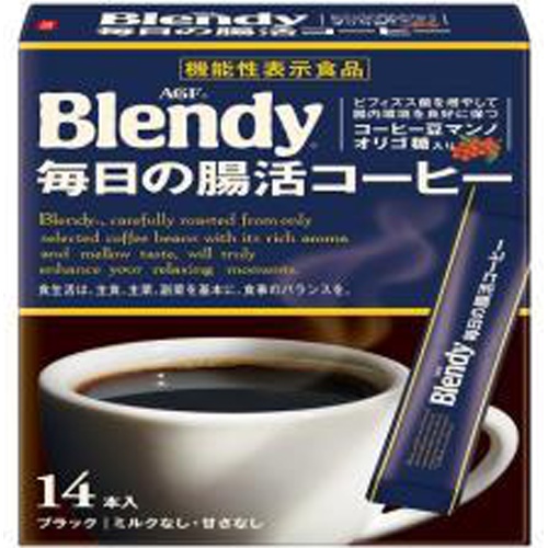 ブレンディ 毎日の腸活コーヒー１４本 □お取り寄せ品 【購入入数１２個】