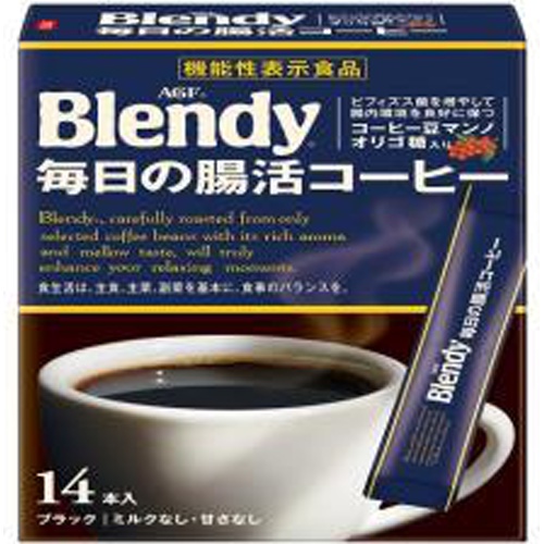 ブレンディ 毎日の腸活コーヒー１４本 【今月の特売 嗜好飲料】 □お取り寄せ品 【購入入数１２個】