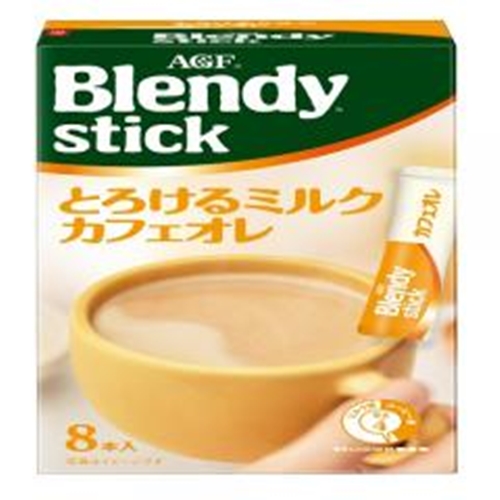 ブレンディ スティックとろけるミルクカフェオレ８本 【今月の特売 嗜好飲料】 △ 【購入入数６個】