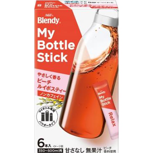 ブレンディマイボトル ピーチルイボスティー ６本 【今月の特売 嗜好飲料】 □お取り寄せ品 【購入入数２４個】