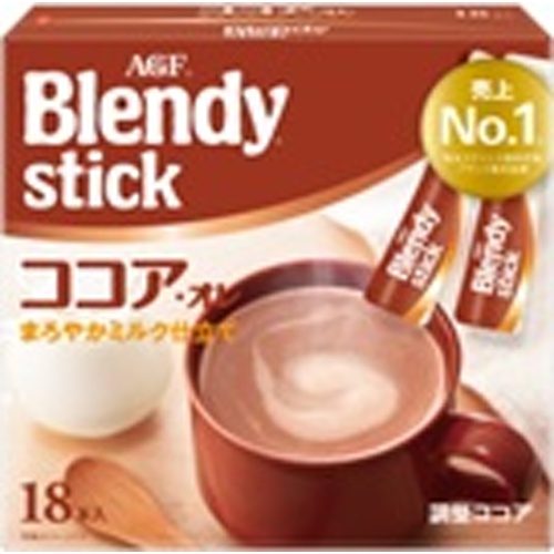 ブレンディ スティック ココア・オレ１８本 【今月の特売 嗜好飲料】 □お取り寄せ品 【購入入数６個】