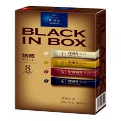 贅沢な珈琲店ブラックインボックス焙煎アソート８本 【今月の特売 嗜好飲料】 □お取り寄せ品 【購入入数２４個】