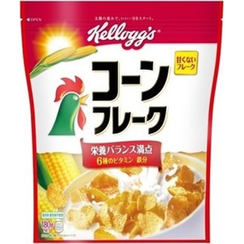 ケロッグ コーンフレーク袋 １８０ｇ 【今月の特売 嗜好食品】 【購入入数６個】