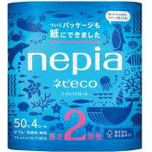ネピア ネピＥＣＯトイレットロール２倍巻き４Ｒ □お取り寄せ品 【購入入数１２個】